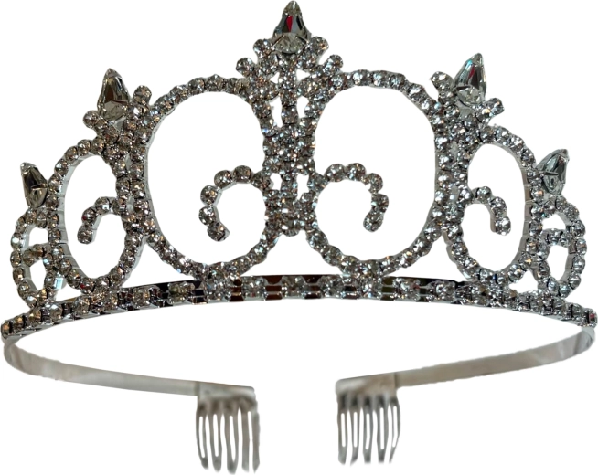 Rožnat naglavni trak Diamond Queen