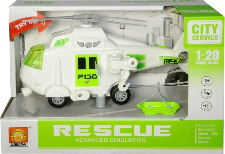 Reševalni helikopter s svetlobo in zvokom