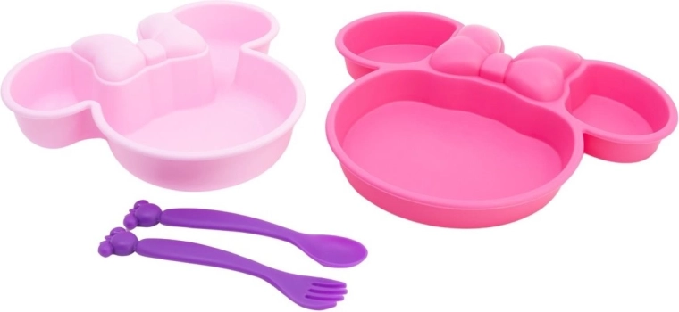 Otroški jedilni set 4v1 Disney Minnie Mouse Stor
