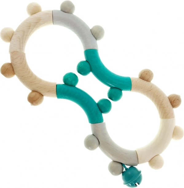 Hess ropotuljica za motoriko Nature turkizna