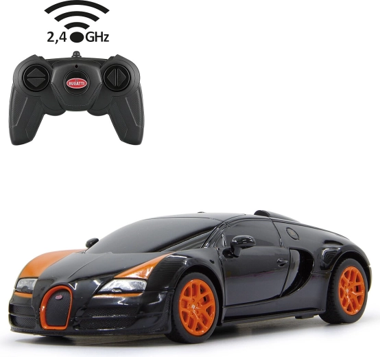 RC-avtomobil Bugatti Grand Sport Vitesse 1:24 črn
