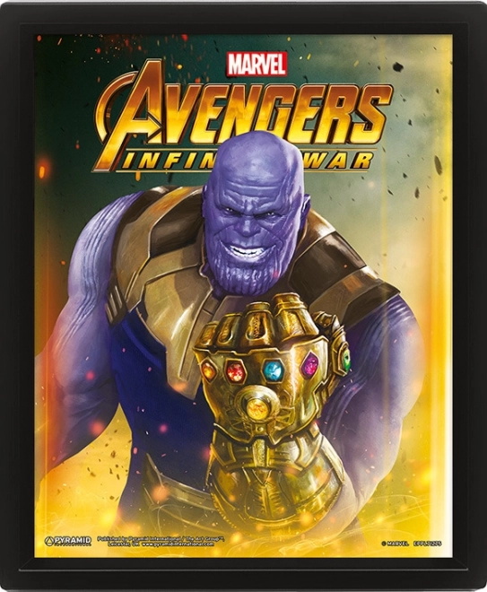 3D slika puzzle AVENGERS Thanos