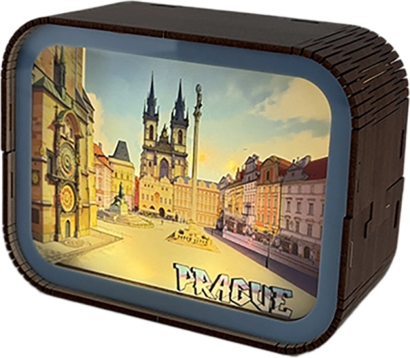 2Kids Toys sestavljiva lučka Praga – astronomska ura in Staromestni trg