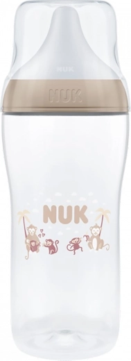 Dojenčkova steklenička NUK Perfect Match s kontrolo temperature XL monkey 360 ml