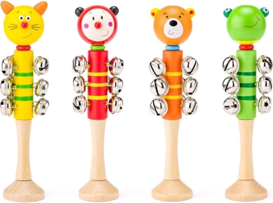 Lesena raglja z zvončki – živalice