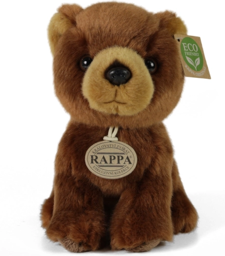 Rappa plišasti rjavi medvedek 18 cm Eco-Friendly