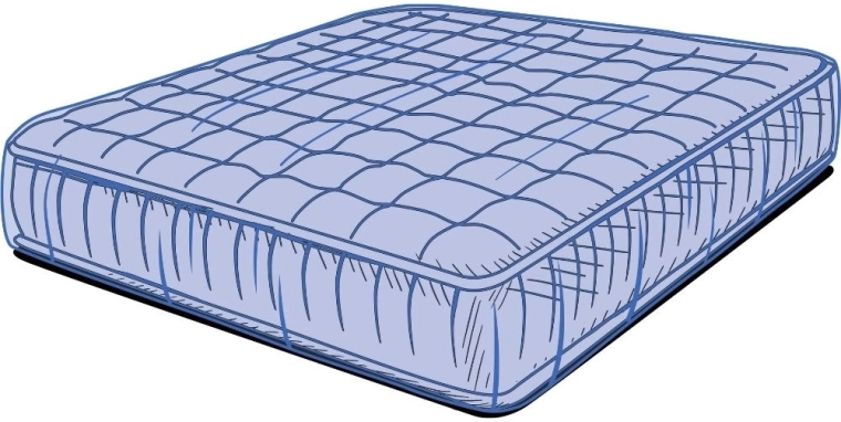 Zaščitni plastični prevlek za vzmetnico 208,3 × 248,9 cm, 37,5 mikrona