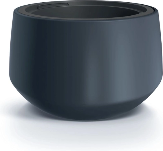 Lonček za rože z vložkom HEOS 39 cm antracit