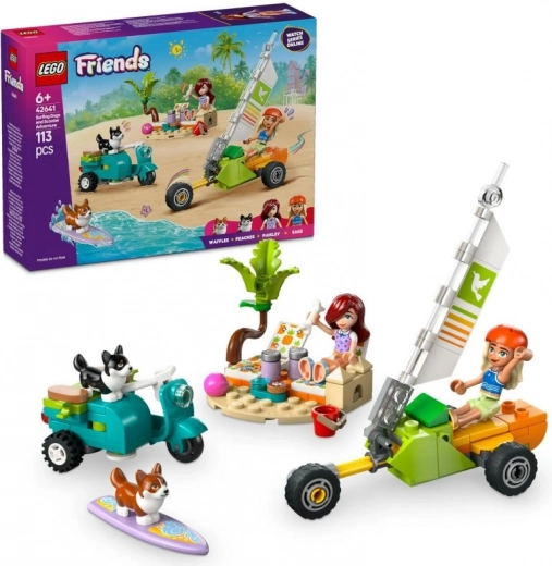 Lego Friends pustolovščina s psički deskarji in skuterjem