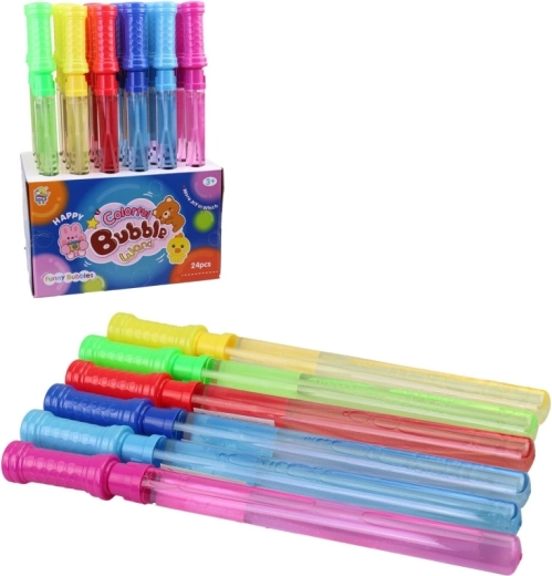 Blažilnik za milne mehurčke 37 cm – set 24 kos v razstavnem stojalu