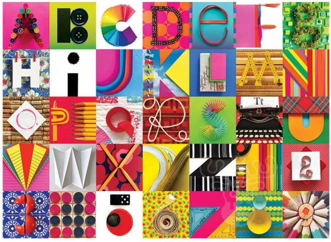 Sestavljanka Cobble Hill najdena abeceda 1000 koščkov