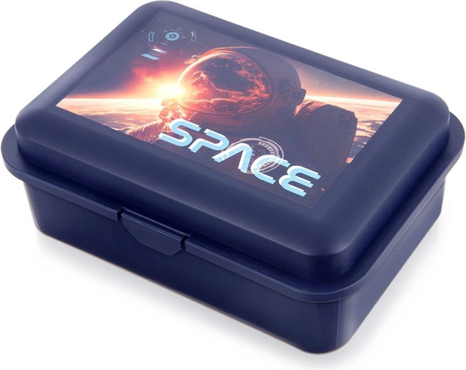 Škatla za malico granatne barve Kozmos 750 ml