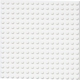 Dvostranska gradbena plošča 16x16 bela