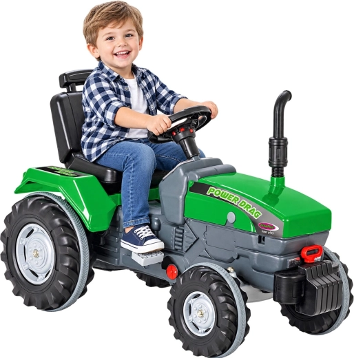 Jamara zeleni traktor na pedala Power Drag