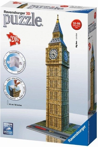 Ravensburger 3D sestavljanka Big Ben London 216 delov