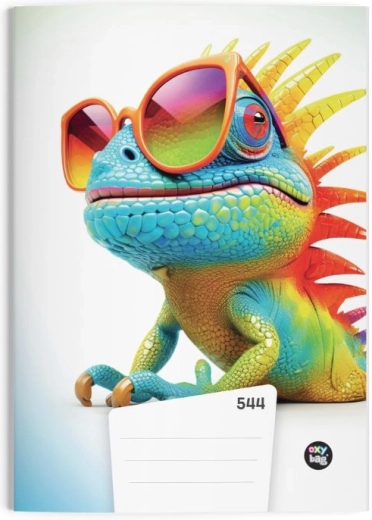 Zvezek A5, črtni, 40 listov Chameleon