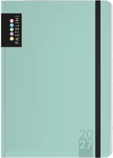 Pastelini tedenski planer A6 2027 zelen