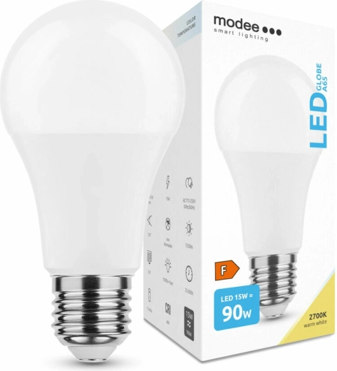 LED žarnica Modee Globe A65 15 W E27 1350 lm toplo bela