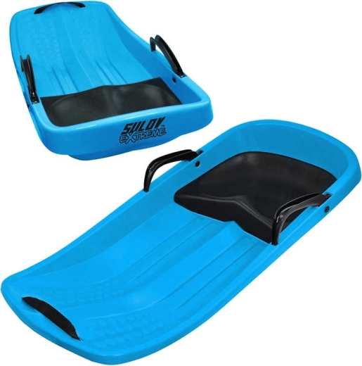 Sulov Extreme Champion children's sled blue with seat and strap