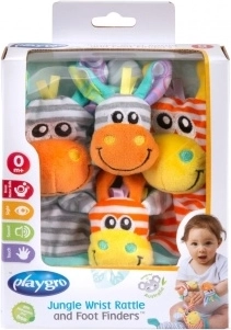 Pastelne ropotajoče nogavičke in zapestnice Playgro
