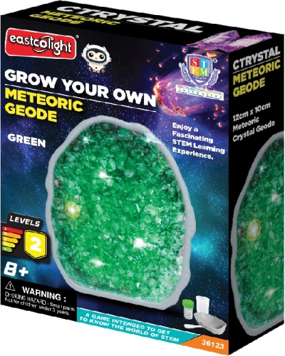 Meteoric Geode for Growing Green Crystals