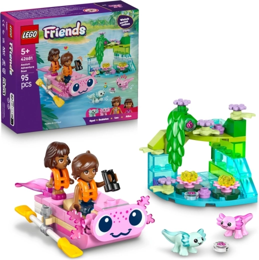 LEGO Friends pustolovski čoln z aksolotli