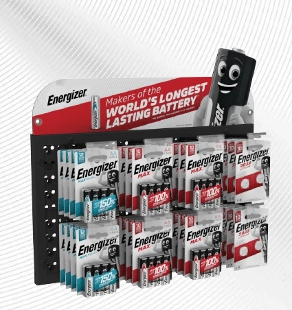 Energizer horizontalno stojalo 4×2 z magnetnim pritrjevanjem brez stranskih panelov