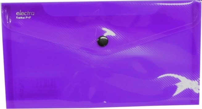 Mapica z gumbom DL vijolična