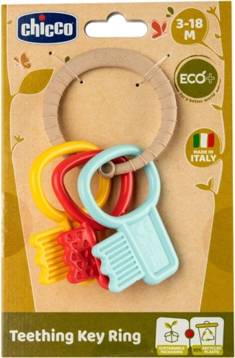 Chicco grizalo ključi Eco+ za dojenčke 3m+