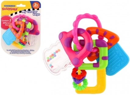 Ropotuljica in grizalo – ključi za dojenčke 3 m+