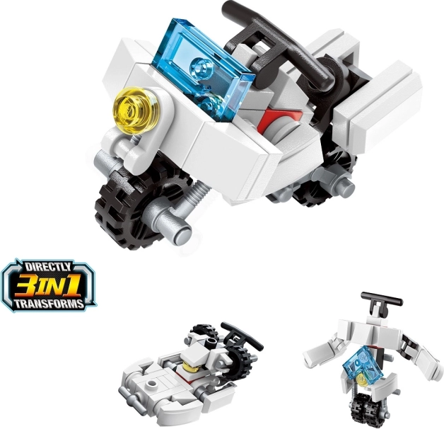 QMAN motor 3v1 – mini gradbeni set (36 delov)