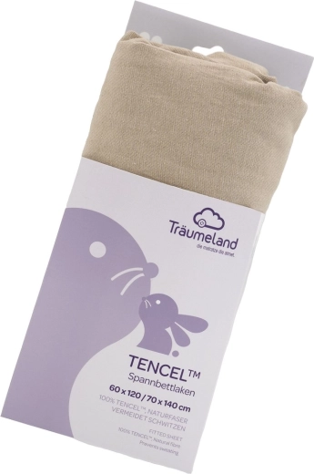 Träumeland napenjalna rjuha Tencel uni taupe