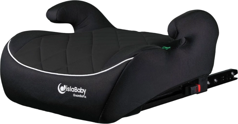 IslaBaby GuardioFix otroški avtosedežni podstavek z ISOFIX 125–150 cm črn