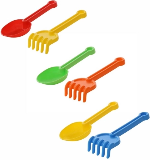 Komplet za pesek z lopatko in grabljicami