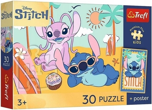 Puzzle Premium Plus Kids Stitchov nasmeh 30 kosov