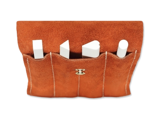 Komplet keramičnih pil SPYDERCO v semišu etuiju