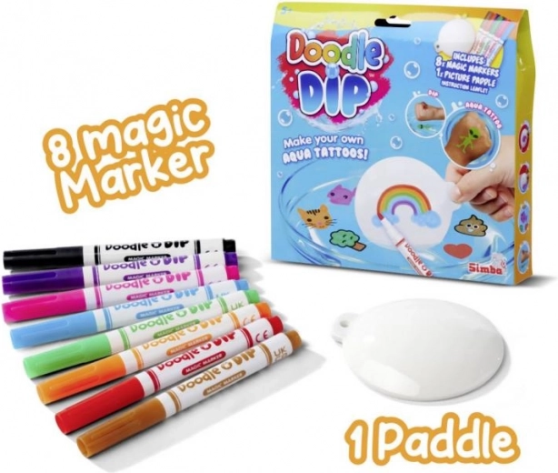 Kreativne vodne tetovaže Doodle o Dip