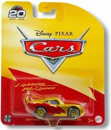 Mattel Cars zlati Lightning McQueen ob 20. obletnici