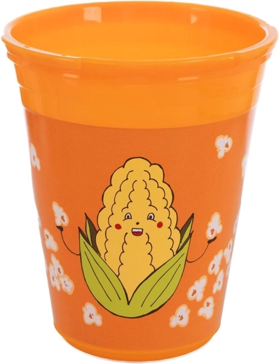 Kozarec za prigrizke s pokrovom 0,55 l, oranžen