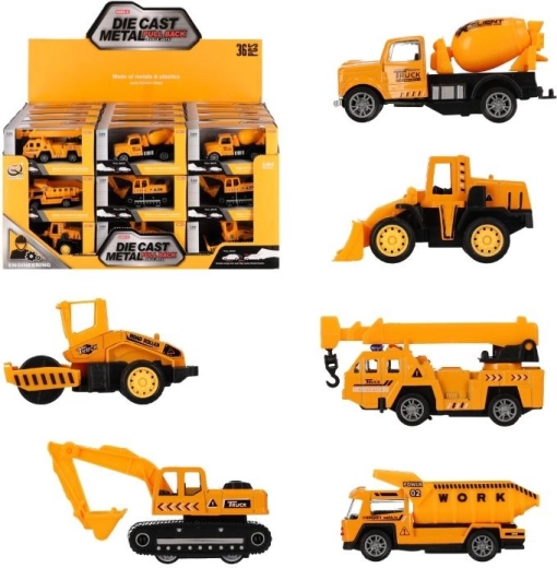 Metal Construction Vehicle - 1 piece