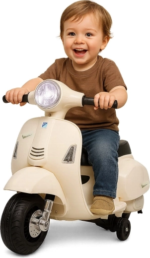 Otroški električni skuter Vespa Mini bel