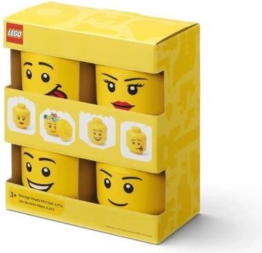 LEGO shranjevalna glava mini multipack 4 kosi