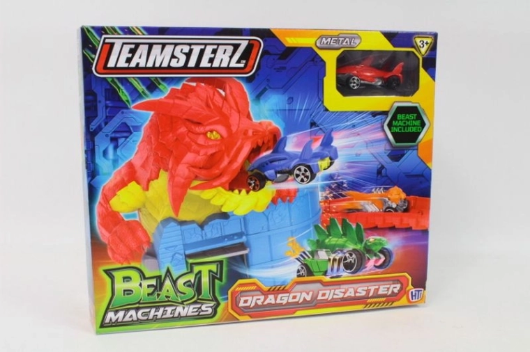 Teamsterz Beast Machines Zmajeva poguba – izstrelitveni komplet z avtomobilčkom