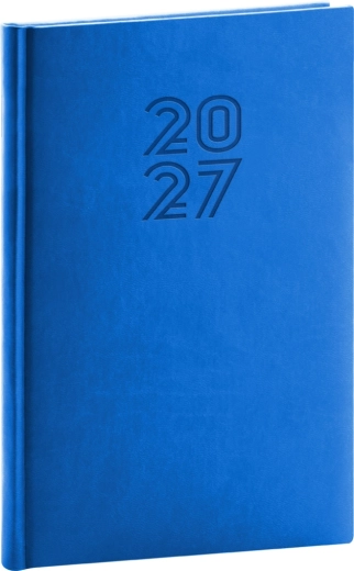 Notique tedenski rokovnik Aprint 2027 moder 15 × 21 cm