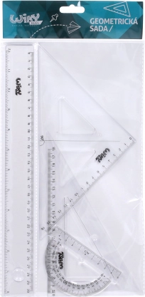Prozoren geometrijski komplet