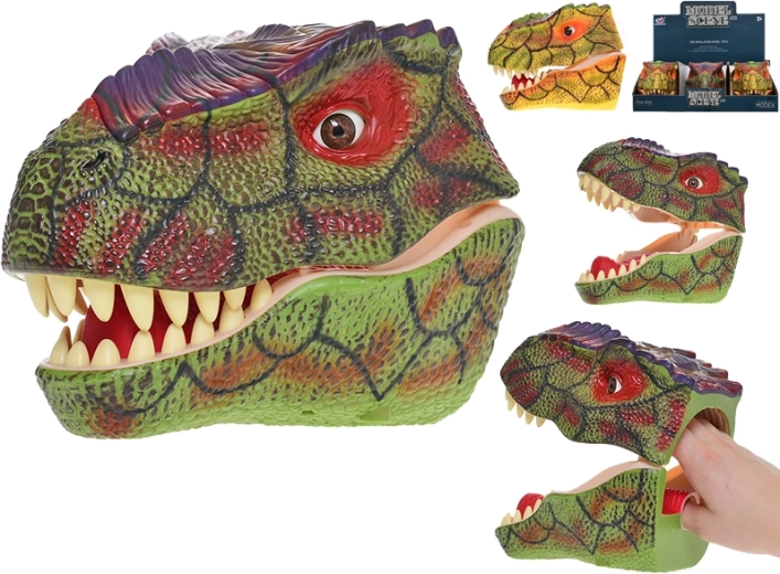 Ročna lutka dinozaver za otroke 21 × 14 cm