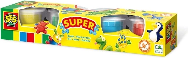 SES modelirna masa – komplet 4 barv