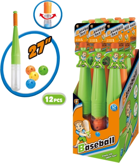 Otroški baseball komplet z žogicami 69 cm