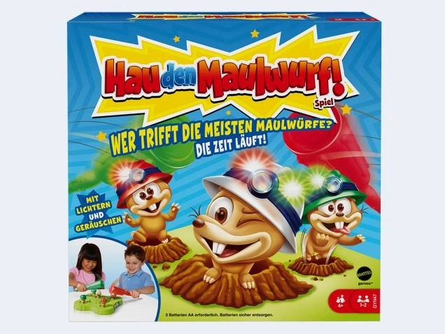 Mattel Games Hau den Maulwurf – zadeni krta