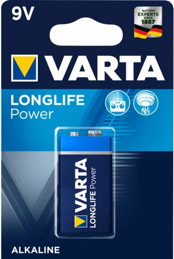 Varta Longlife Power 9V alkalna baterija